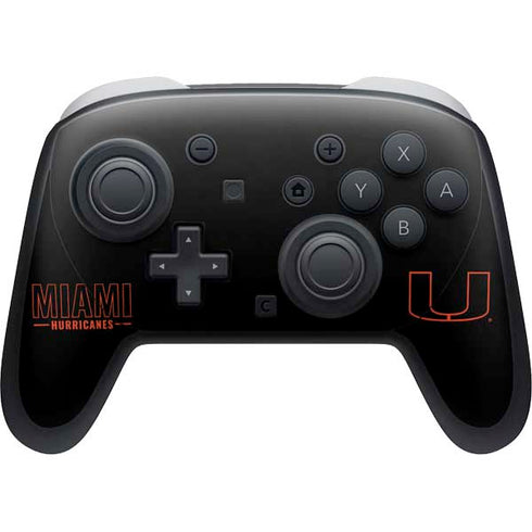 University of Miami Hurricanes Nintendo Switch 2 (2025) Pro Controller Skin