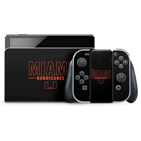 University of Miami Hurricanes Nintendo Skins