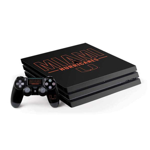 University of Miami Hurricanes PlayStation PS4 Skins