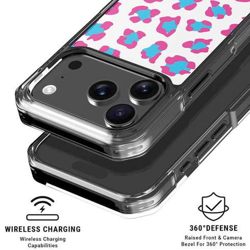 Miami Leopard Animal Print Color Pop iPhone 18 Pro Clear Case