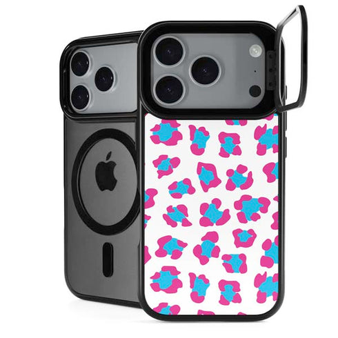 Miami Leopard Animal Print Color Pop iPhone 18 Pro Kickstand Case