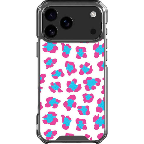 Miami Leopard Animal Print Color Pop iPhone 18 Pro Max Clear Case
