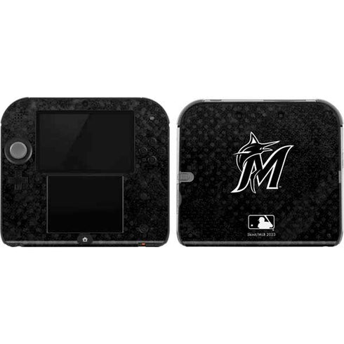 MLB Miami Marlins Dark Wash Nintendo Skins