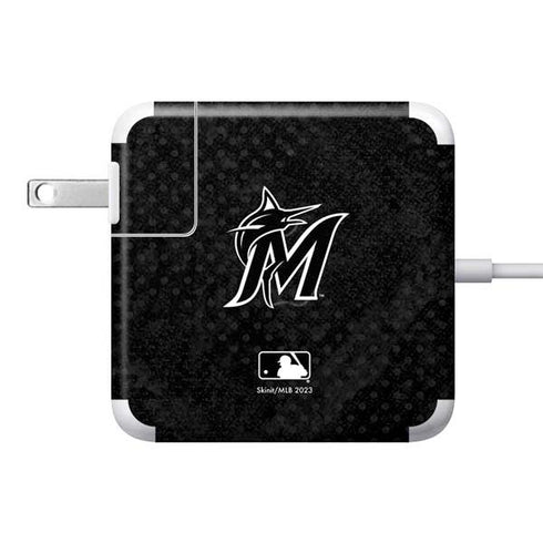 MLB Miami Marlins Dark Wash 85W Power Adapter (15 and 17 inch MacBook Pro Charger) Skin