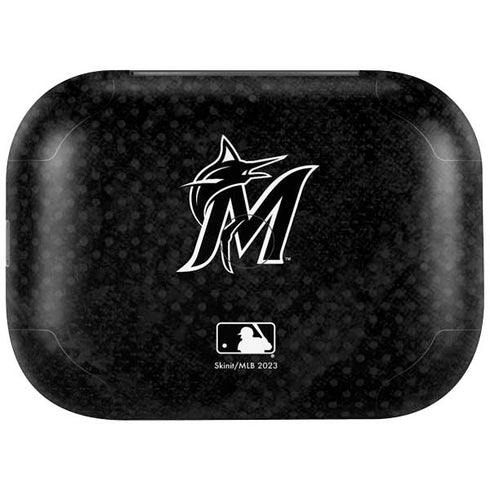 MLB Miami Marlins Dark Wash Amazon Echo Buds Skin