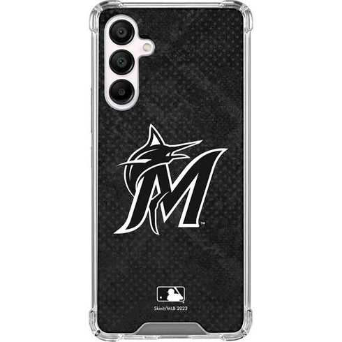 MLB Miami Marlins Dark Wash Galaxy A16 5G Clear Case