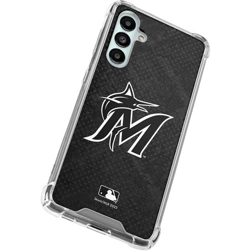 MLB Miami Marlins Dark Wash Galaxy A16 5G Clear Case