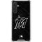 MLB Miami Marlins Dark Wash Galaxy A17 Clear Case
