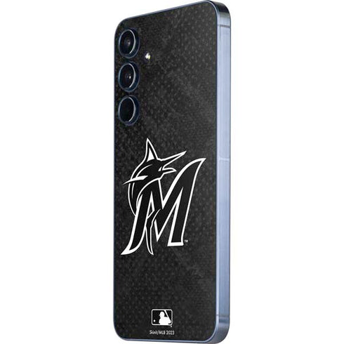 MLB Miami Marlins Dark Wash Galaxy A35 5G Skin