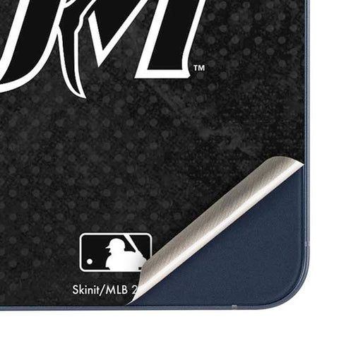 MLB Miami Marlins Dark Wash Galaxy A35 5G Skin
