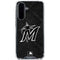 MLB Miami Marlins Dark Wash Galaxy A36 5G Clear Case