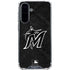 MLB Miami Marlins Dark Wash Galaxy A36 5G Clear Case