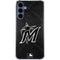 MLB Miami Marlins Dark Wash Galaxy A55 5G Clear Case
