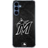 MLB Miami Marlins Dark Wash Galaxy A55 5G Clear Case