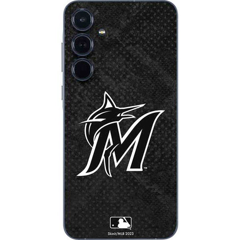 MLB Miami Marlins Dark Wash Galaxy A55 5G Skin