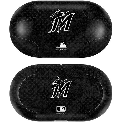 MLB Miami Marlins Dark Wash Galaxy Buds Plus Skin