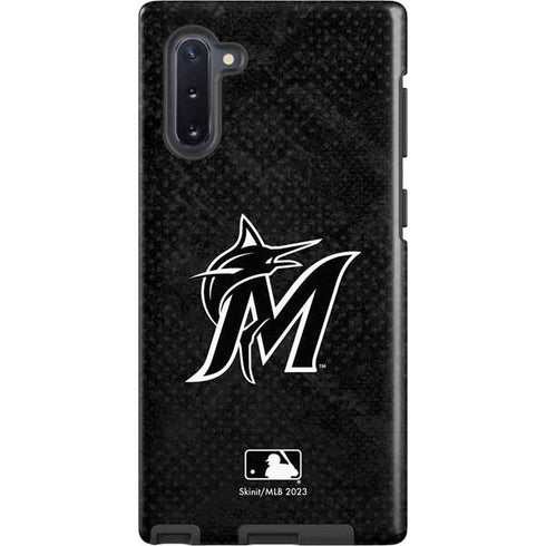 MLB Miami Marlins Dark Wash Galaxy Cases