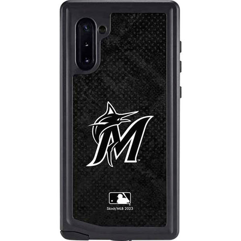 MLB Miami Marlins Dark Wash Galaxy Cases