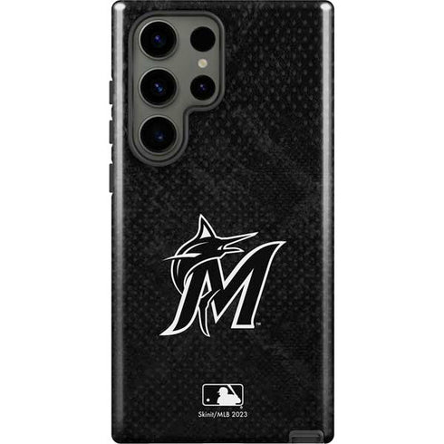 MLB Miami Marlins Dark Wash Galaxy S23 Ultra Pro Case
