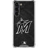 MLB Miami Marlins Dark Wash Galaxy S24 FE Clear Case