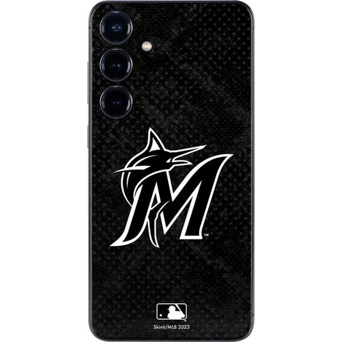 MLB Miami Marlins Dark Wash Galaxy S24 Plus Skin