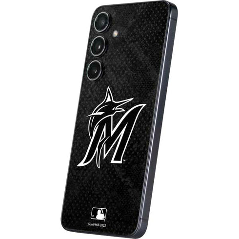 MLB Miami Marlins Dark Wash Galaxy S25 Plus Skin
