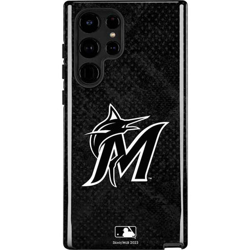 MLB Miami Marlins Dark Wash Galaxy Cases