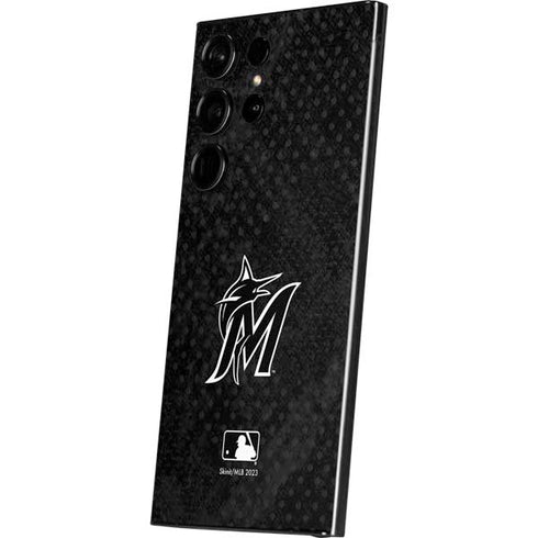 MLB Miami Marlins Dark Wash Galaxy S24 Ultra Skin