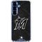 MLB Miami Marlins Dark Wash Galaxy S25 Clear Case