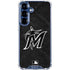 MLB Miami Marlins Dark Wash Galaxy S25 FE Clear Case