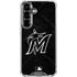 MLB Miami Marlins Dark Wash Galaxy S26 Clear Case