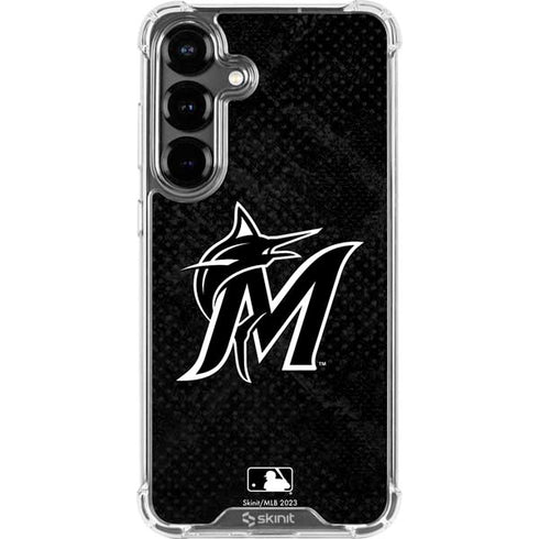 MLB Miami Marlins Dark Wash Galaxy S26 Plus Clear Case