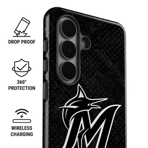 MLB Miami Marlins Dark Wash Galaxy S26 Plus Impact Case
