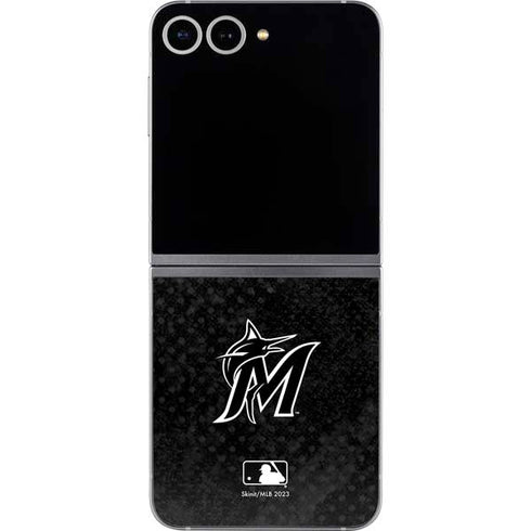 MLB Miami Marlins Dark Wash Galaxy Z Flip6 Skin