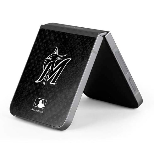 MLB Miami Marlins Dark Wash Galaxy Z Flip6 Skin