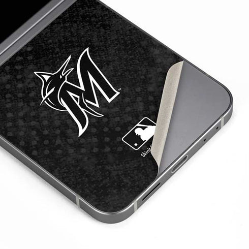 MLB Miami Marlins Dark Wash Galaxy Z Flip6 Skin