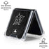 MLB Miami Marlins Dark Wash Galaxy Z Flip6 Clear Case