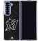 MLB Miami Marlins Dark Wash Galaxy Z Fold7 Clear Case