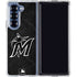 MLB Miami Marlins Dark Wash Galaxy Z Fold7 Clear Case