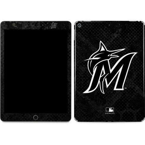 MLB Miami Marlins Dark Wash iPad Skins