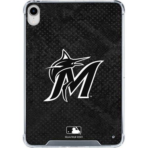 MLB Miami Marlins Dark Wash iPad 11th Gen (2025) Clear Case