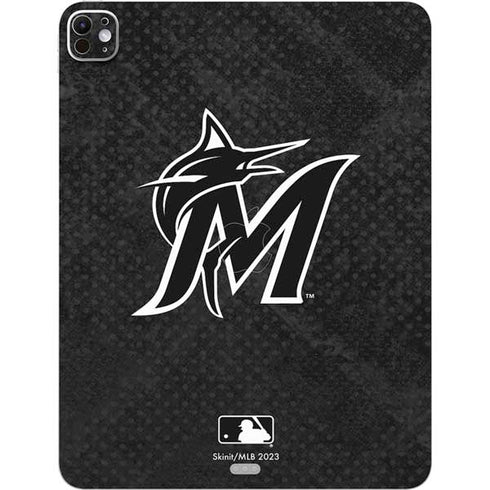MLB Miami Marlins Dark Wash iPad Pro 13in M4 (2024) Skin