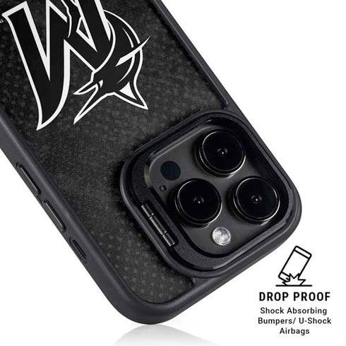 MLB Miami Marlins Dark Wash iPhone 13 Pro Kickstand Case