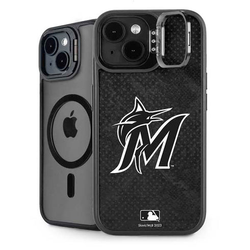 MLB Miami Marlins Dark Wash iPhone 14 Kickstand Case