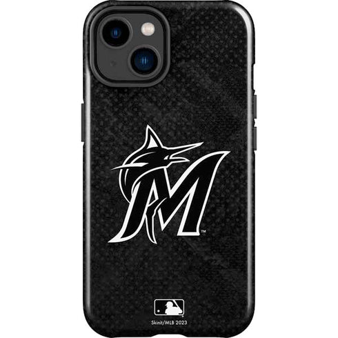 MLB Miami Marlins Dark Wash iPhone 15 Impact Case