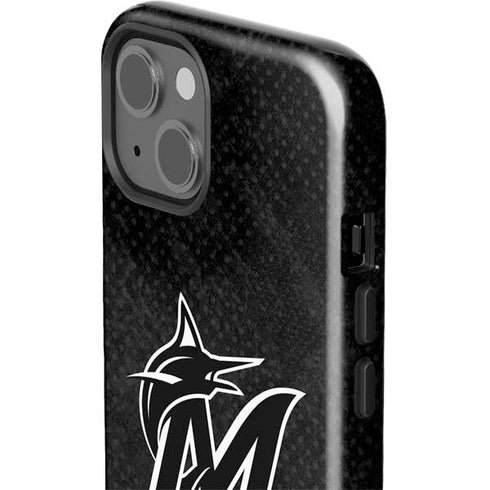 MLB Miami Marlins Dark Wash iPhone 15 Impact Case
