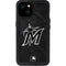 MLB Miami Marlins Dark Wash iPhone 15 Plus Waterproof Case