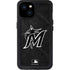 MLB Miami Marlins Dark Wash iPhone 15 Plus Waterproof Case