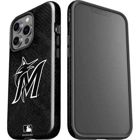 MLB Miami Marlins Dark Wash iPhone 15 Pro Impact Case