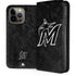 MLB Miami Marlins Dark Wash iPhone 15 Pro Max Folio Case